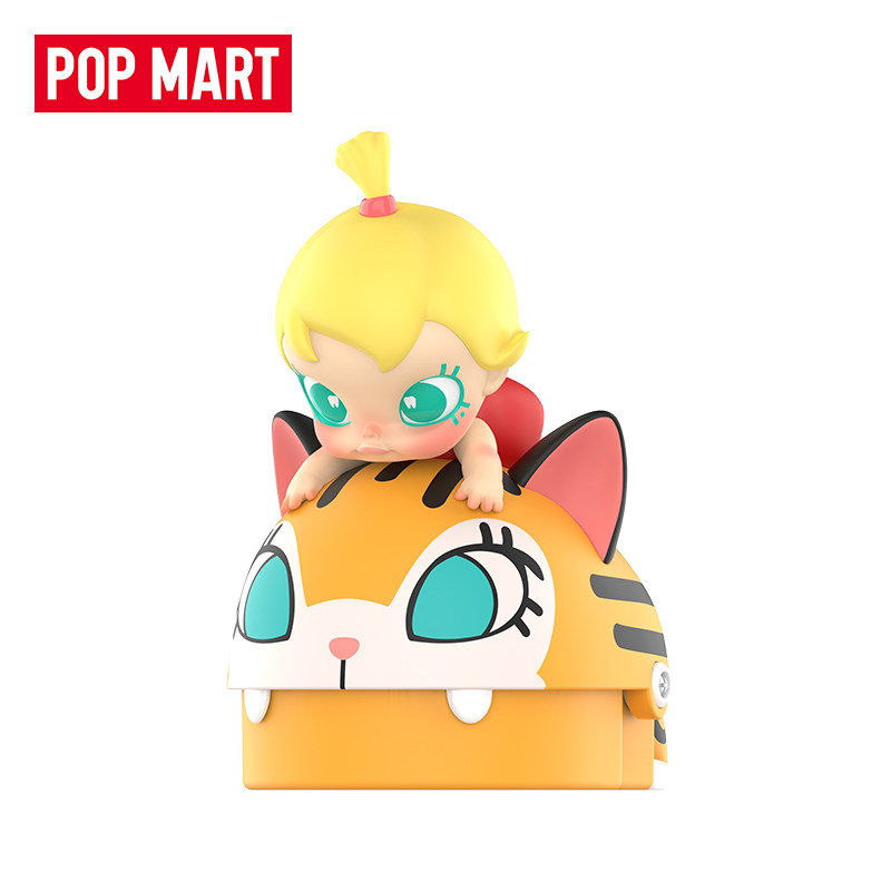 Baby Products News - 新しいPOP MARTベビーモリーと大きな耳の猫のいたずらシリーズブラインドボックスフィギュアデスクトップデコレーションモデル楽しいおもちゃ誕生日ギフト