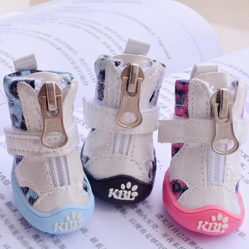 Baby Products News - ブリンブリンヒョウペットシューズ犬子犬ブルー/ピンク/グリーン/ブラック新 4 ピース/ロット Fashion1036 XS/S/M/L/XL 猫ヨークシャースポーツ製品