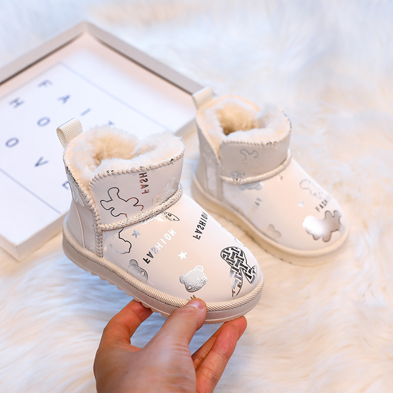 子供靴高級デザイナー女の子男の子ファッション防水アッパースノ - Baby Products Brand のレビューと価格