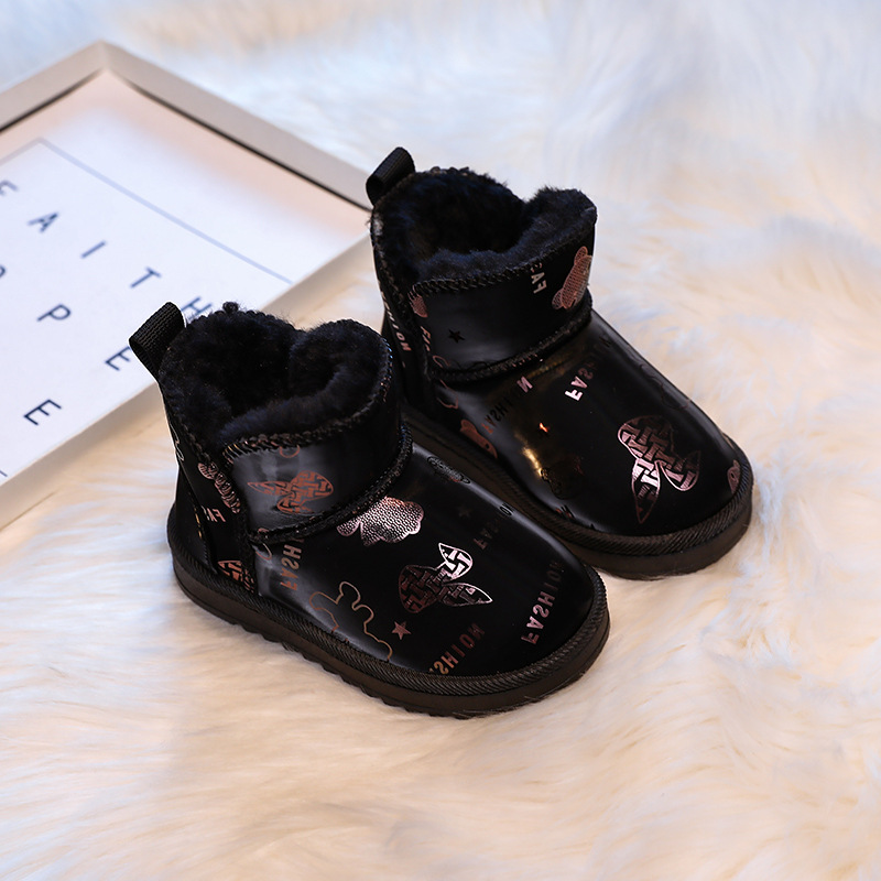 子供靴高級デザイナー女の子男の子ファッション防水アッパースノ - Baby Products Brand のレビューと価格