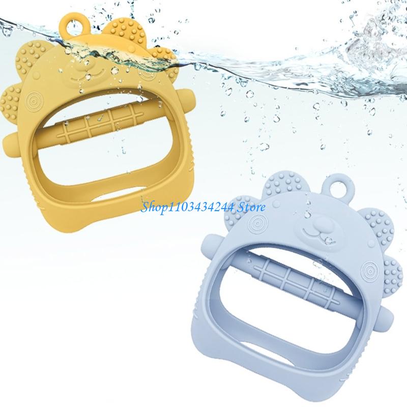 穏やかなシリコンの歯が生えるミトン動物デザインチューラブルハ - Baby Products Hygiene のレビューと価格