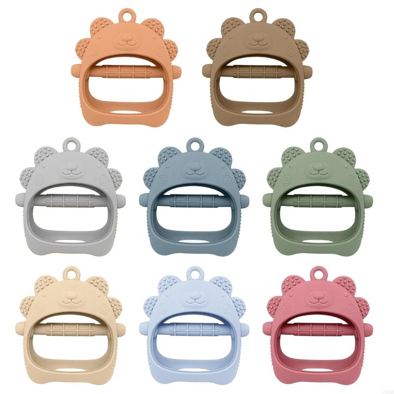 CORB 食品グレードのシリコーンベビー歯が生えるハンドガー - Baby Products Hygiene のレビューと価格