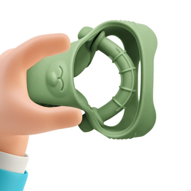 CORB 食品グレードのシリコーンベビー歯が生えるハンドガー - Baby Products Hygiene のレビューと価格