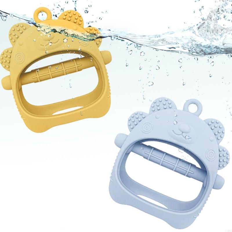 CORB 食品グレードのシリコーンベビー歯が生えるハンドガー - Baby Products Hygiene のレビューと価格