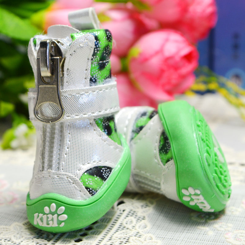 ブリンブリンヒョウペットシューズ犬子犬ブルー/ピンク/グリー - Baby Products News のレビューと価格