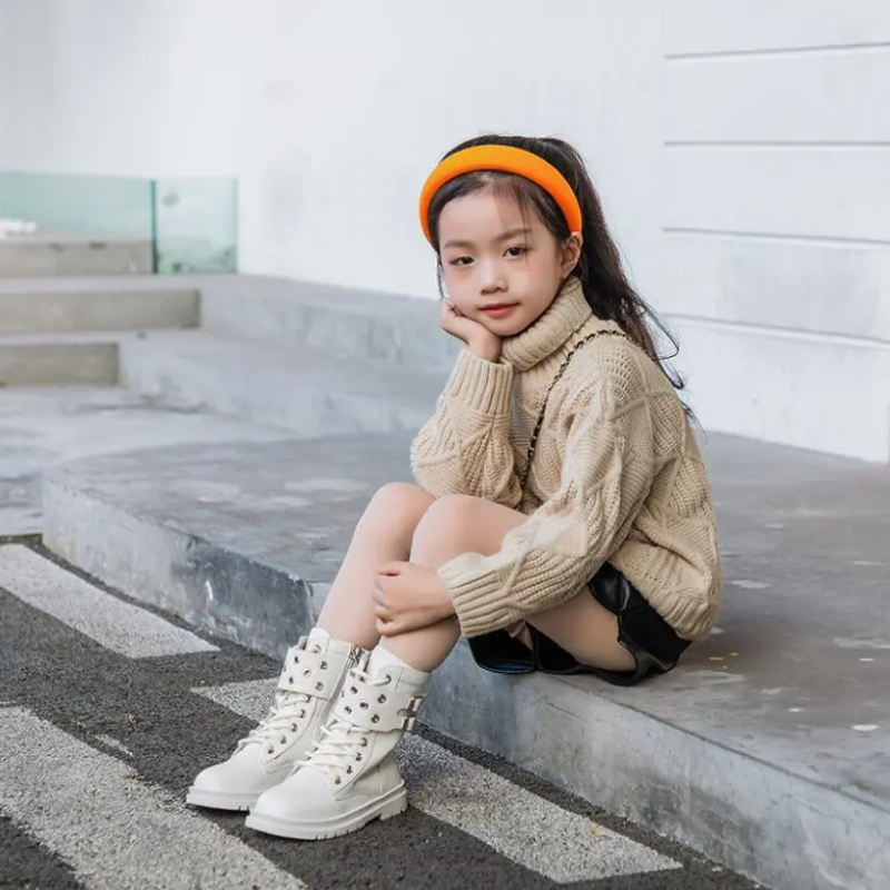 男の子と女の子のための革のブーツ,赤ちゃんのための雪のブーツ - Baby Products Brand のレビューと価格